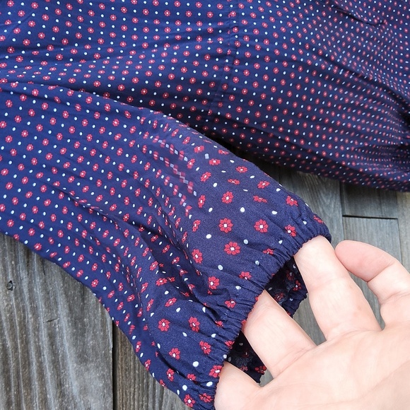 Draper James Dark Blue Dress Size Medium - Picture 7 of 14